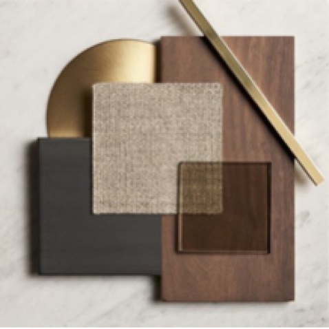 Сочные оттенки с контрастными деталями: камень, металл